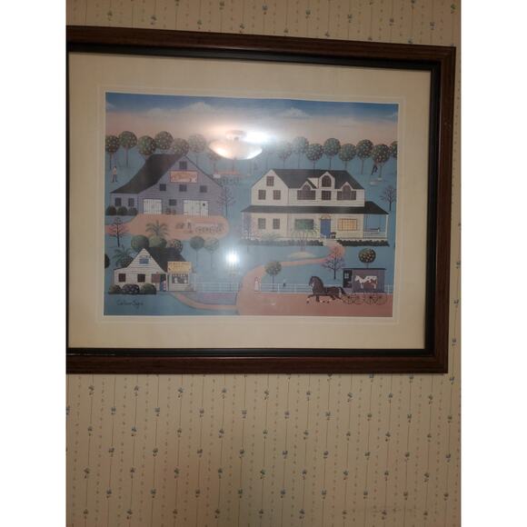 Folk Art Framed Print by Colleen Sgroi - Picture 1 of 1